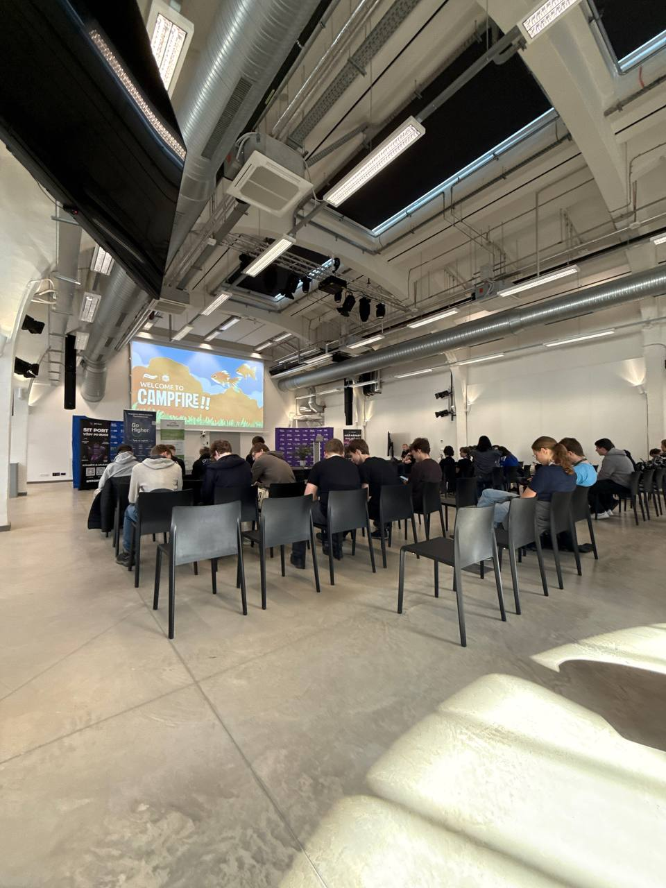 Campfire Game Jam hall